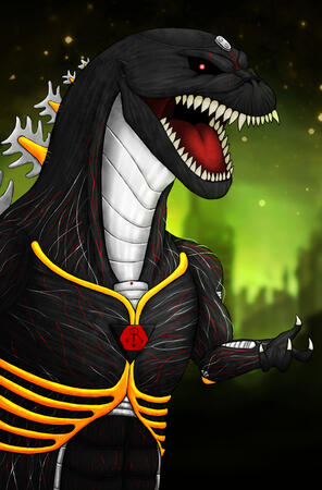 Iron Maiden Eddie Godzilla